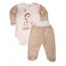 Комплект одежды для новорожденных (боди и штанишки)